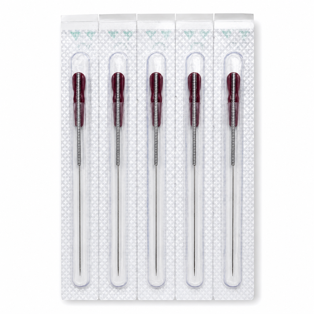 Acupuncture Needles - Flat Handle